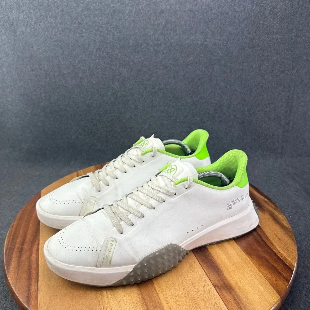 G/FORE G.112 Mens Golf Shoes White Neon Green GMF000084 Size 12